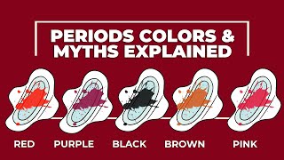 What Your Period Blood Color Reveals Myths vs Facts Every Woman Should Know [upl. by Langston]