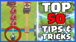 TOP 50 CONSEJOS Y TRUCOS para SER MEJOR JUGADOR en CLASH ROYALE  JUGADOR PRO [upl. by Schnapp]