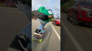 DHSkating  the local with kyahwar fullrun at ytchannel check out downhillskateboarding [upl. by Kayley819]