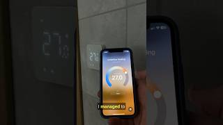 Intelligent underfloor heating control With this thermostat I saved up to 30 on energy costs [upl. by Adnofal]