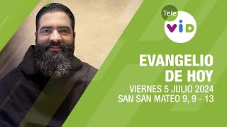 El evangelio de hoy Viernes 5 Julio de 2024 📖 LectioDivina TeleVID [upl. by Adyela]