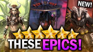 7 EPIC CHAMPIONS You MUST LEVEL New  Best Champs to Max in 2024  Raid Shadow Legends Tier List [upl. by Newhall]