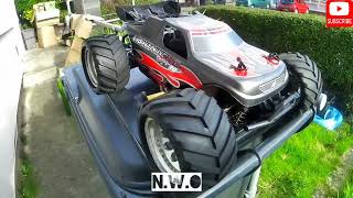 HPI bullet mt g30 hot bodies lighting stadium 10 street run sickening rc truck [upl. by Assirt]