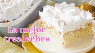 LA MEJOR RECETA DE TORTA TRES LECHES DEL MUNDO  AnnasPasteleria [upl. by Aihsekyw]