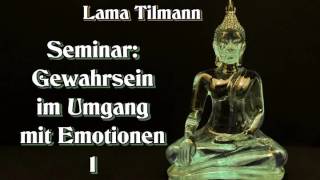 Gewahrsein im Umgang mit Emotionen 1  Lama Tilmann [upl. by Yelekreb303]