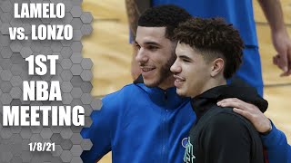 LaMelo Ball vs Lonzo Ball LaMelo gets neartripledouble and the win HIGHLIGHTS  NBA on ESPN [upl. by Packton885]