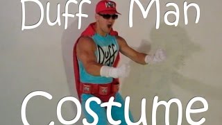 Making the quotDuff Manquot Costume from The Simpsons [upl. by Kauffman546]