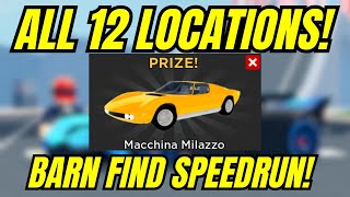 🔥ALL 12 LOCATIONS BARN FIND in Car Dealership Tycoon cardealershiptycoon roblox [upl. by Delacourt296]