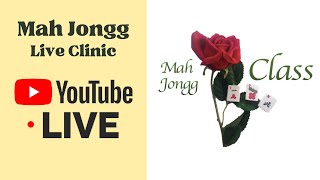 MAH JONGG Picking a Hand Live Clinic 2022 1116  ilovemahj mahjong [upl. by Gladdy844]