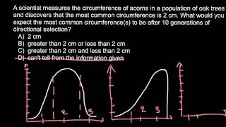 Definition of directional selection [upl. by Sayette]