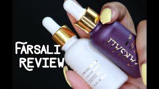 Farsali Review  Demo  Unicorn Essence amp Rose Gold Elixir [upl. by Remde281]