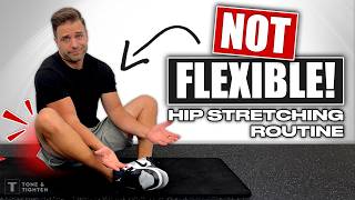 8 Minute Hip Stretching Routine For People Who AREN’T Flexible [upl. by Sivi64]