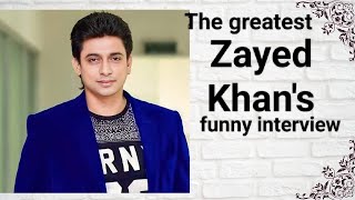 The greatest Zayed Khans funny interview full comedy😁😁funnyvideo [upl. by Swisher927]