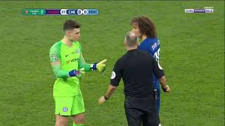 KEPA REFUSES TO COME OFF THE FIELD CHELSEA MANAGER FURIOUS [upl. by Nnaaras]