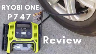 Ryobi One P747 Inflator  Super Useful Ryobi One Tool  Review amp Demo [upl. by Essa]