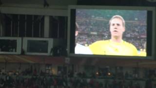 Germany vs Spain FIFA 2010 SemiFinal  Teams National Anthems amp Stadium [upl. by Isak]