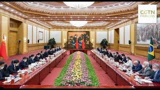 Entretien entre les présidents chinois et brésilien à Beijing [upl. by Ebenezer74]