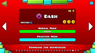 Geometry Dash 22 – “Dash” 100 Complete All Coins [upl. by Aehtna]