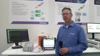 Finisar Demonstrates Extended Reach 100G QSFP28 Optical Modules at ECOC 2016 [upl. by Brittney305]