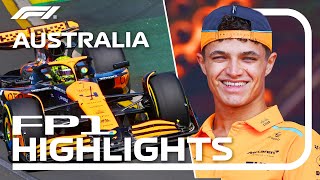 FP1 Highlights  2024 Australian Grand Prix [upl. by Htidirrem]