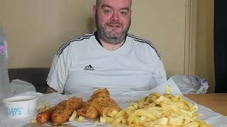 fish and chips uk mukbang [upl. by Tabatha]