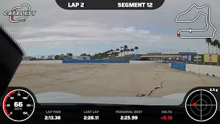 Chin Track Days January 2024  Sebring  22534 and 22539 Laps  2018 Porsche Cayman GTS [upl. by Canfield]