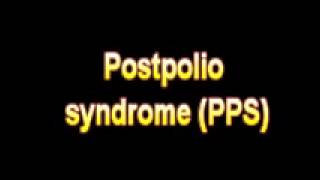 What Is The Definition Of Postpolio syndrome PPS Medical School Terminology Dictionary [upl. by Ava]