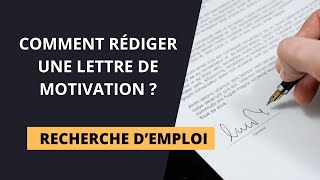 LES MEILLEURES ASTUCES POUR ÉCRIRE UNE LETTRE DE MOTIVATION IMPACTANTE [upl. by Kristie]