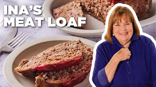 Ina Gartens Easy FanFavorite Meatloaf  Barefoot Contessa  Food Network [upl. by Kiryt83]