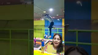 Trampoline jumbytshorts ytshort youtube funny comedy trendingshorts trending [upl. by Gilson]