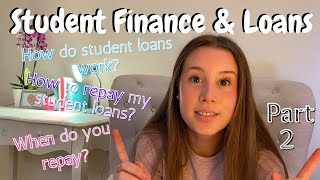 STUDENT LOANS amp GRANTS EXPLAINED part 2  WHICH to USE HOW STUDENT loans WORK HOW amp WHEN to REPAY [upl. by Conney]