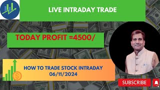 LIVE INTRADAY TRADE II STOCK INTRADAY TRADE [upl. by Nylicaj452]