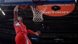 Most Dunks in a NBA Game History 2014 Clippers Vs Pistons HD [upl. by Atiken]