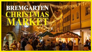 The LARGEST Christmas Market in Switzerland Bremgarten AG – A TRUE FAIRYTALE [upl. by Klump]