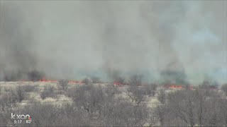 Texas governor issues disaster declaration during wildfire risk [upl. by Siednarb]