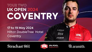 IPA Pool Tour 2 UK Open 2024  Coventry  Table 1  DAY 2 [upl. by Steffi]