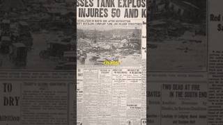 Bostons Black Tide  The Great Molasses Flood history boston shorts [upl. by Yelrac]