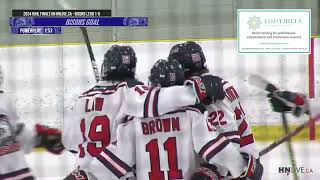 Okotoks Bison Game 2 HJHL Championship Play of the Game [upl. by Suirred]