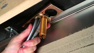 Installing a pulldown or pullout faucet with Reflex  Moen Guided Installations [upl. by Caputto729]