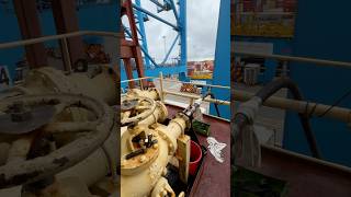 Ship pr kaa khrb oil shore pr dete hue🛳️🗿✅ explore ship shortvideo travel [upl. by Norac142]