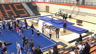 Dodgeville CoOp Gymnastics Invite  2024 Beam Cam [upl. by Nyllij]