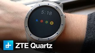 ZTE Quartz Smartwatch  Hands On Review [upl. by Leoy]