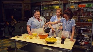 Behind the Scenes of Waitress the Broadway Musical [upl. by Uhile435]