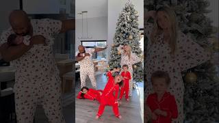 Who did it best😆🎄❤️ familytrend dance dancetrends matchingpjs [upl. by Alamaj651]