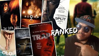 M Night Shyamalan Movies Ranked [upl. by Ordnajela]