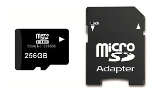 Micro SD Card 256GB  Test [upl. by Sydalg]