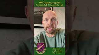 Prenton RUFC CrowdFunder Matt Dawson [upl. by Arrik]