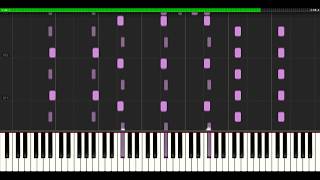 Hungarian Rhapsody No6 Friska Piano Tutorial Synthesia [upl. by Aiset]