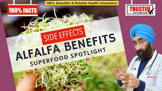 Superfood  Alfalfa Benefits amp Side effects for Diabetes Cholesterol amp Kidney Problems DrEducation [upl. by Aiyram68]