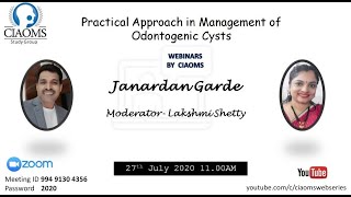 Practical Approach in the Management of Odontogenic cysts by Dr Janardan Garde [upl. by Petr]